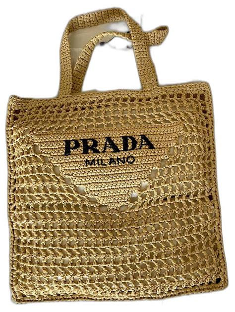 prada straw bags|prada wicker tote bag.